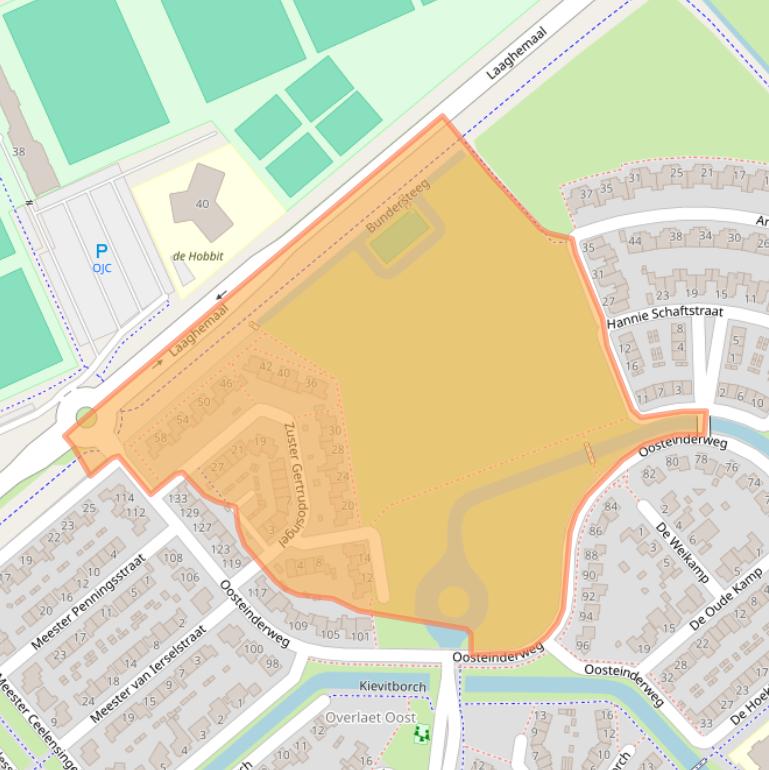 Kaart van postcodegebied 5247WN.