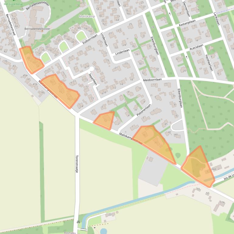 Kaart van postcodegebied 5248AE.