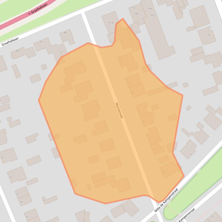 Kaart van postcodegebied 5248AS.