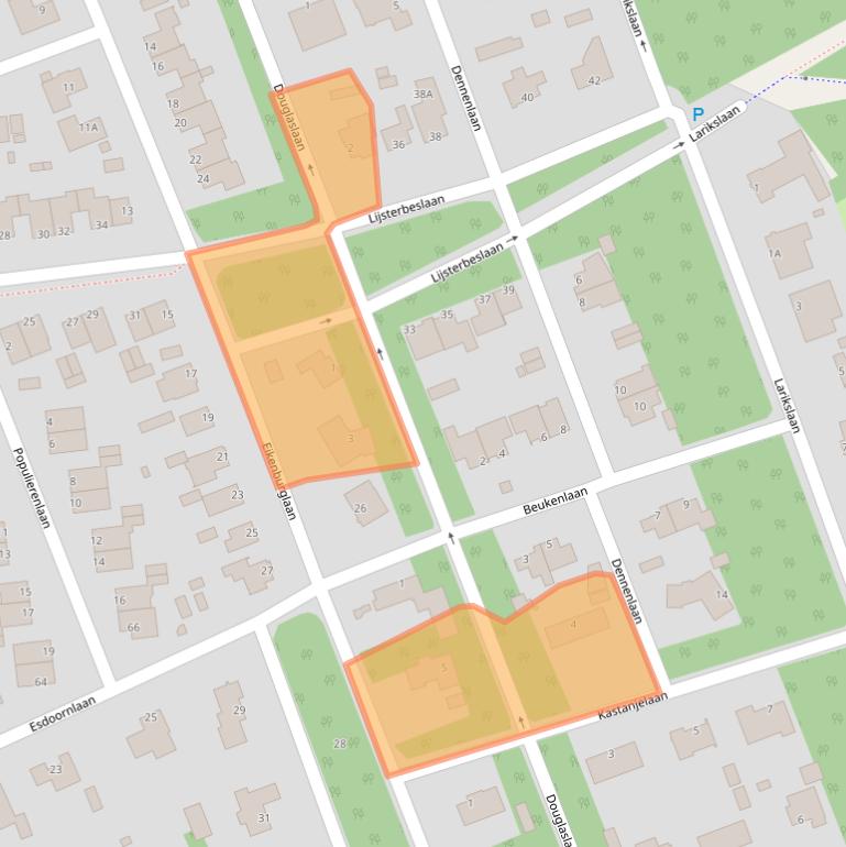 Kaart van postcodegebied 5248BL.