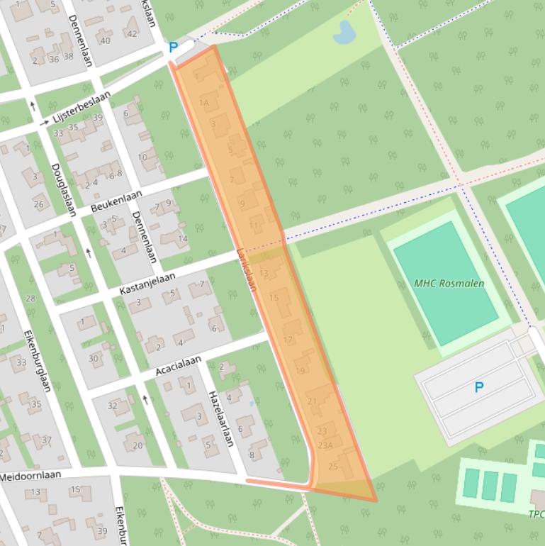 Kaart van postcodegebied 5248BP.