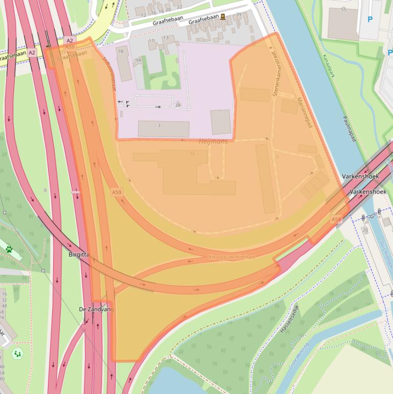 Kaart van postcodegebied 5248JL.