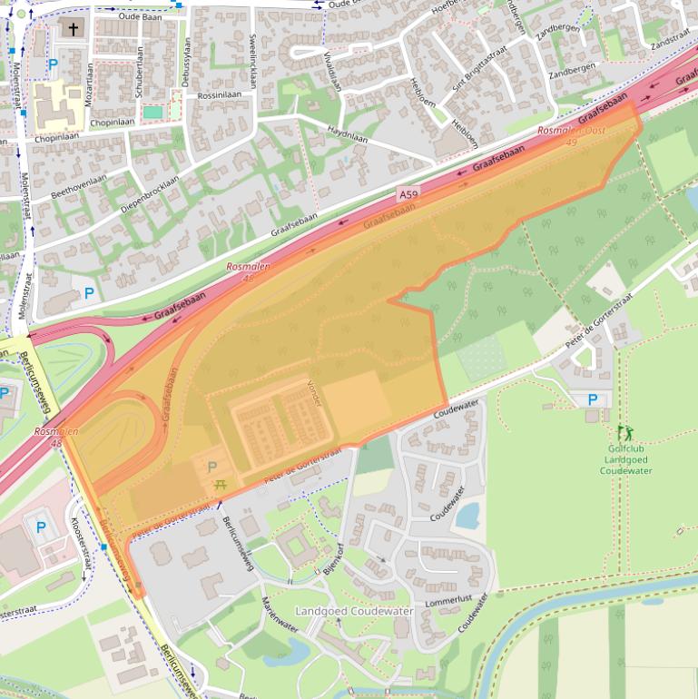 Kaart van postcodegebied 5248NG.