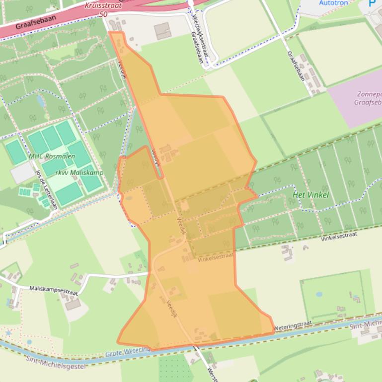 Kaart van postcodegebied 5248NM.