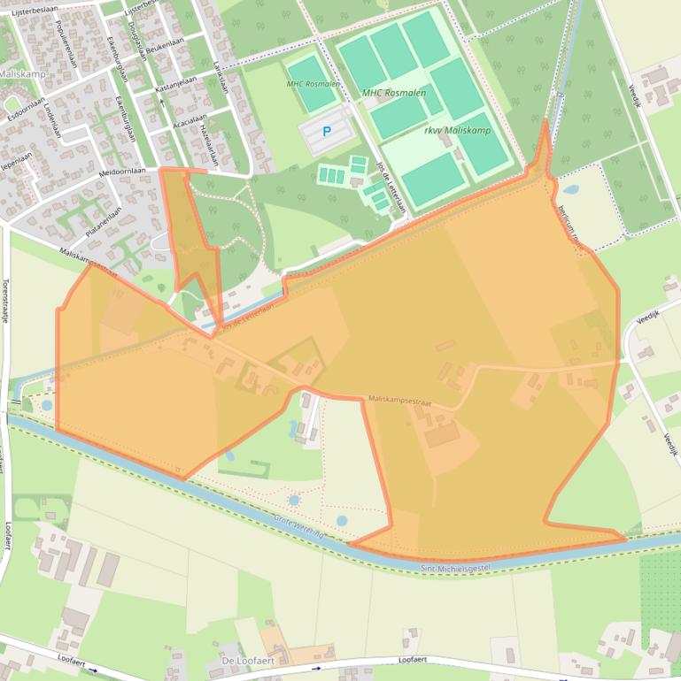 Kaart van postcodegebied 5248NR.