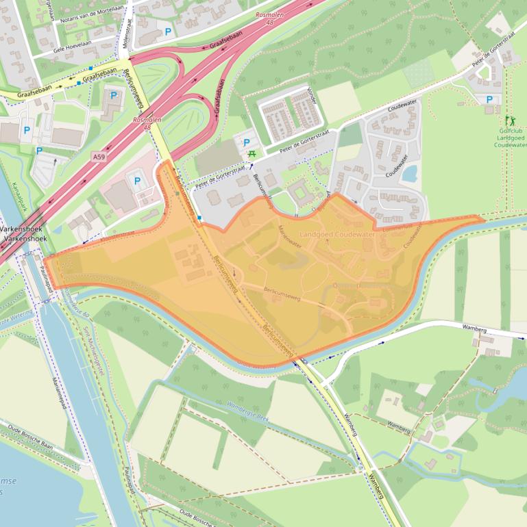 Kaart van postcodegebied 5248NT.