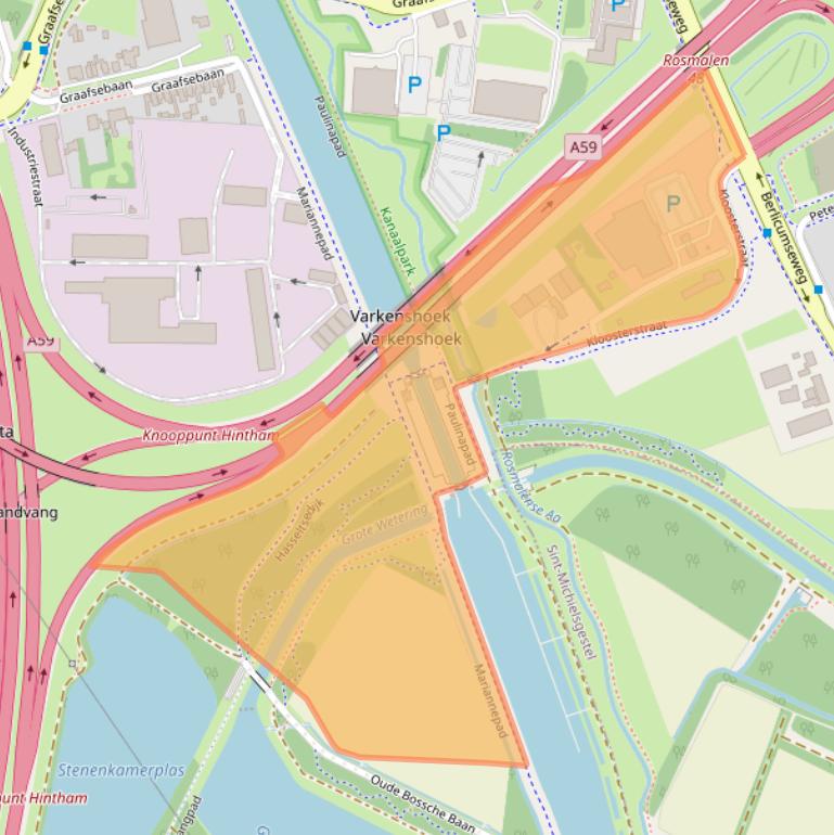 Kaart van postcodegebied 5248NV.