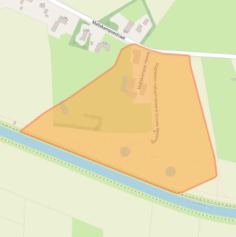 Kaart van postcodegebied 5248NW.