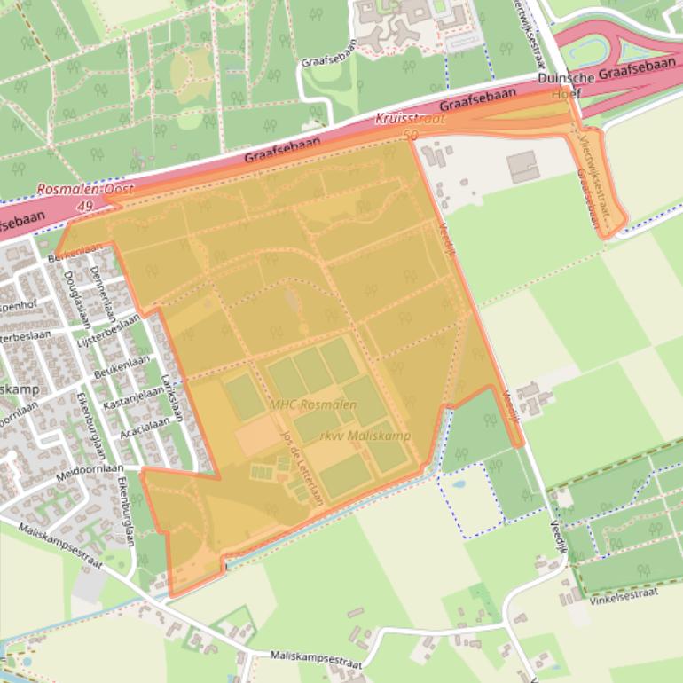 Kaart van postcodegebied 5248NX.
