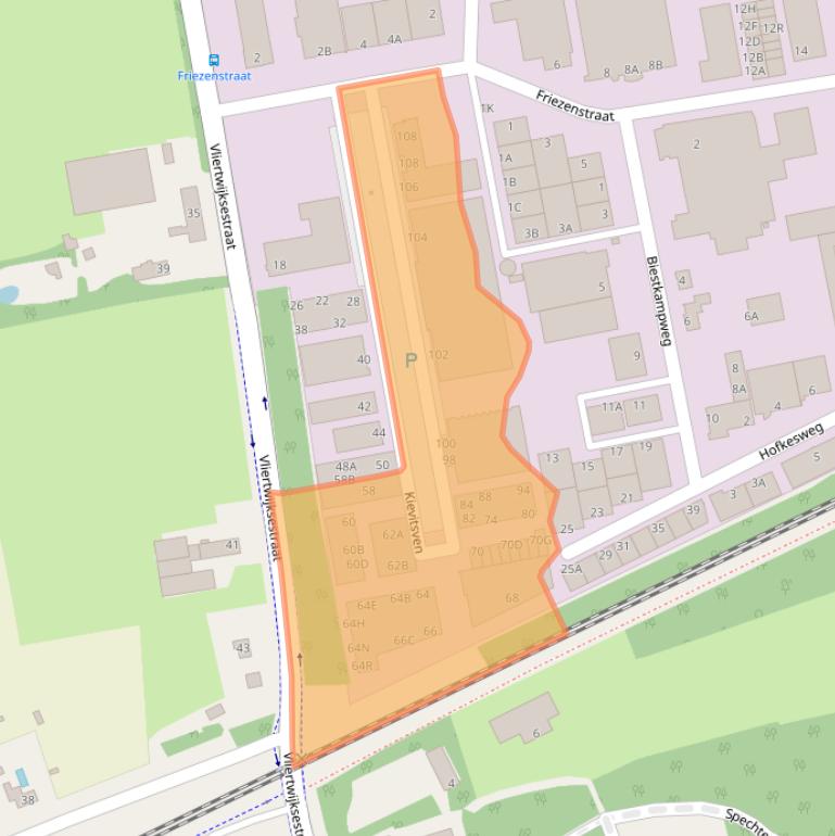 Kaart van postcodegebied 5249JK.