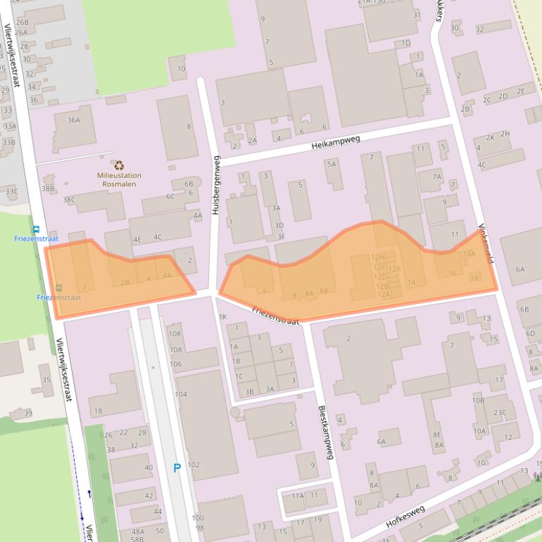 Kaart van postcodegebied 5249JS.