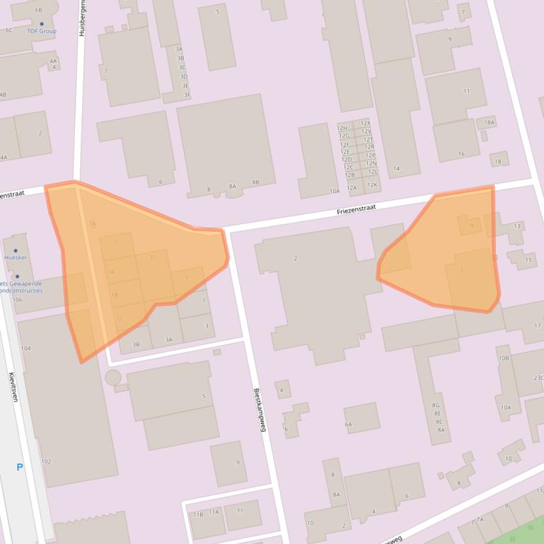 Kaart van postcodegebied 5249JT.
