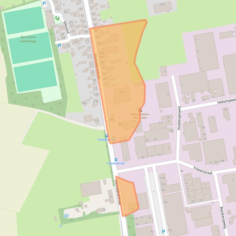 Kaart van postcodegebied 5249RJ.