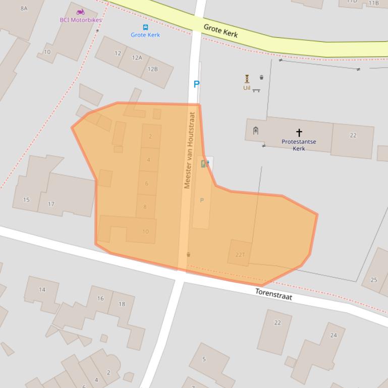 Kaart van postcodegebied 5251AD.