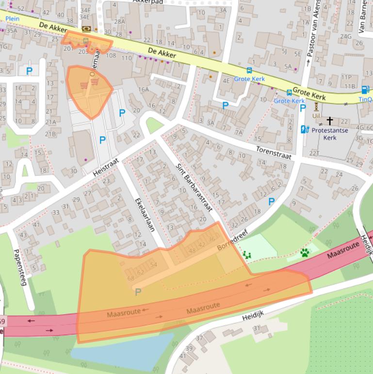 Kaart van postcodegebied 5251AG.