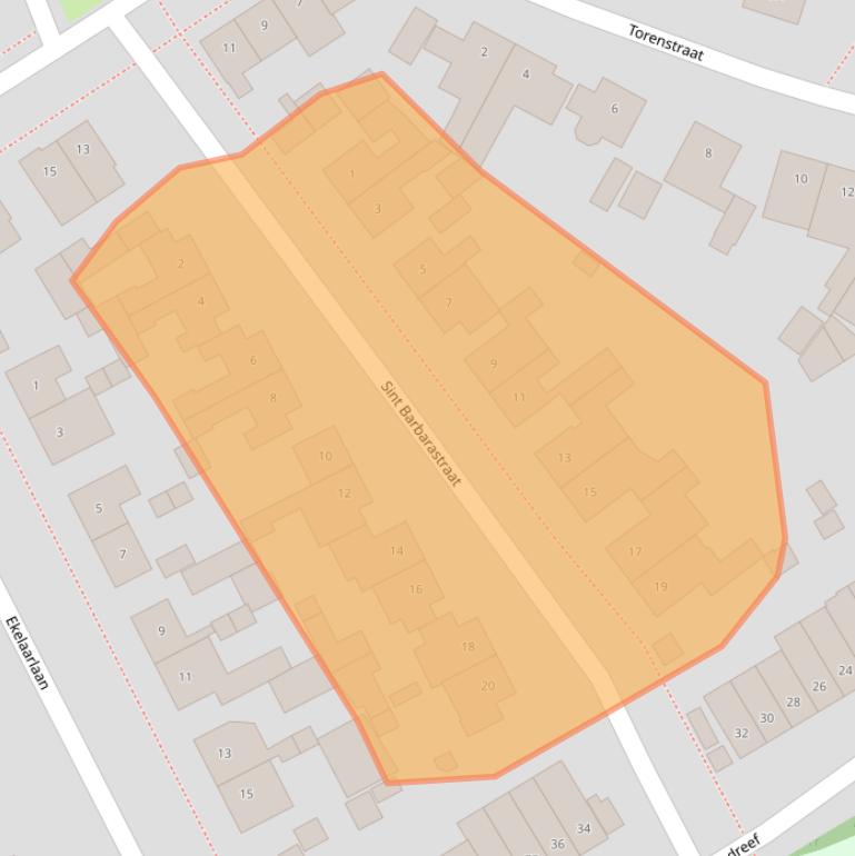Kaart van postcodegebied 5251AJ.