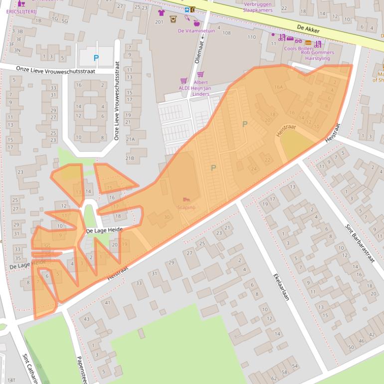 Kaart van postcodegebied 5251AN.