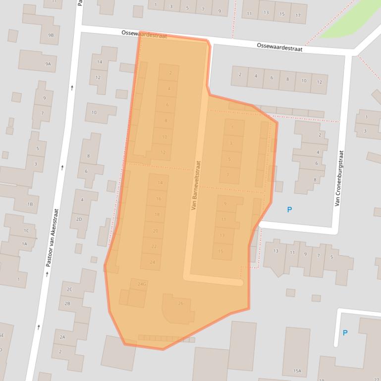 Kaart van postcodegebied 5251BG.