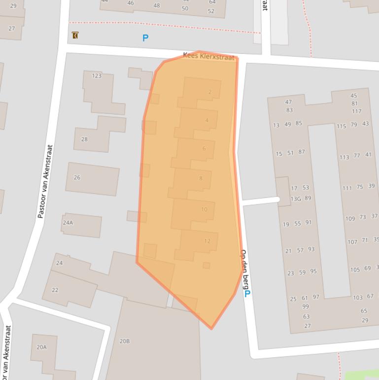 Kaart van postcodegebied 5251BJ.