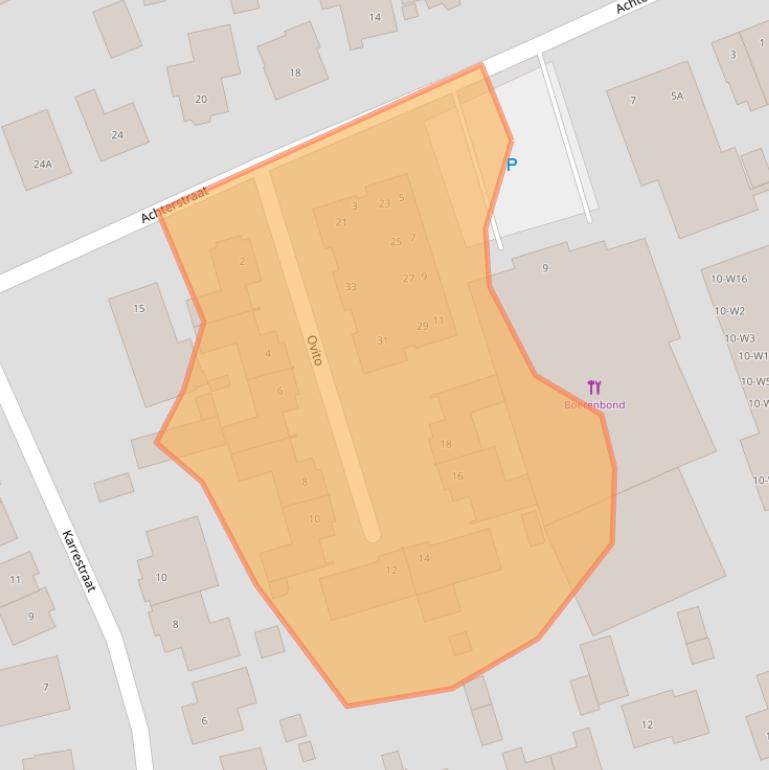 Kaart van postcodegebied 5251BZ.