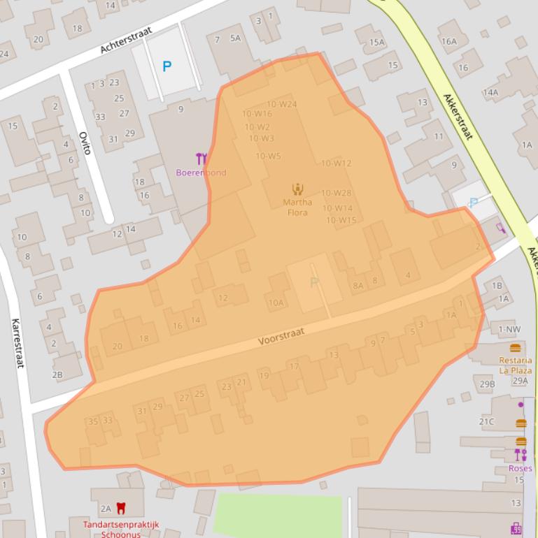 Kaart van postcodegebied 5251CP.