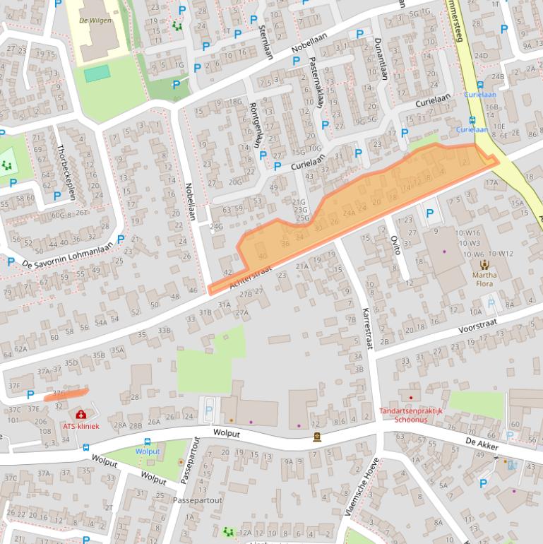 Kaart van postcodegebied 5251CT.