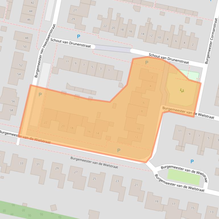 Kaart van postcodegebied 5251DC.
