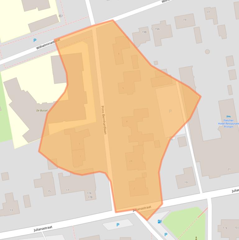 Kaart van postcodegebied 5251EP.