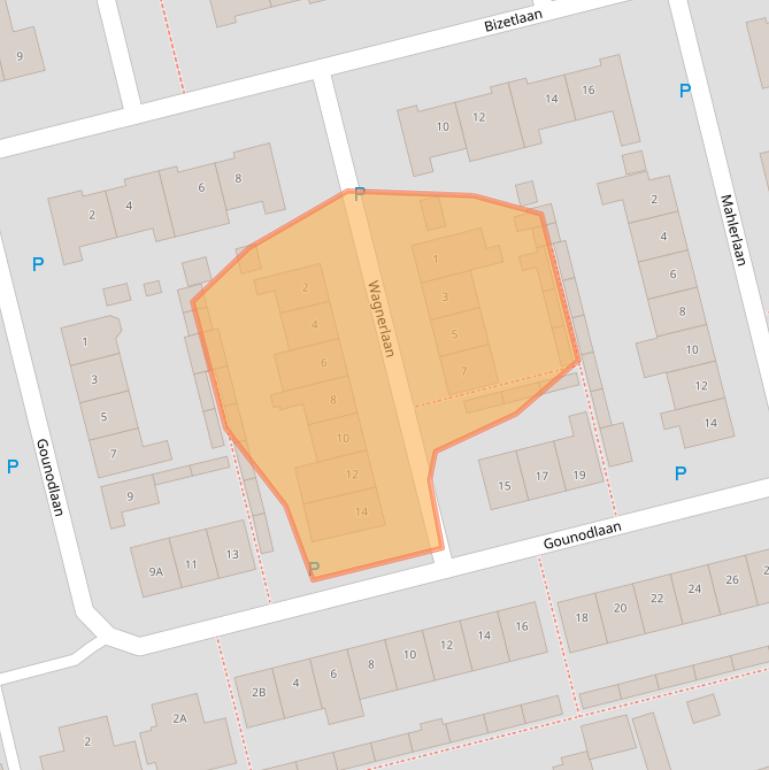 Kaart van postcodegebied 5251GA.