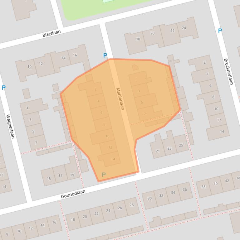 Kaart van postcodegebied 5251GB.