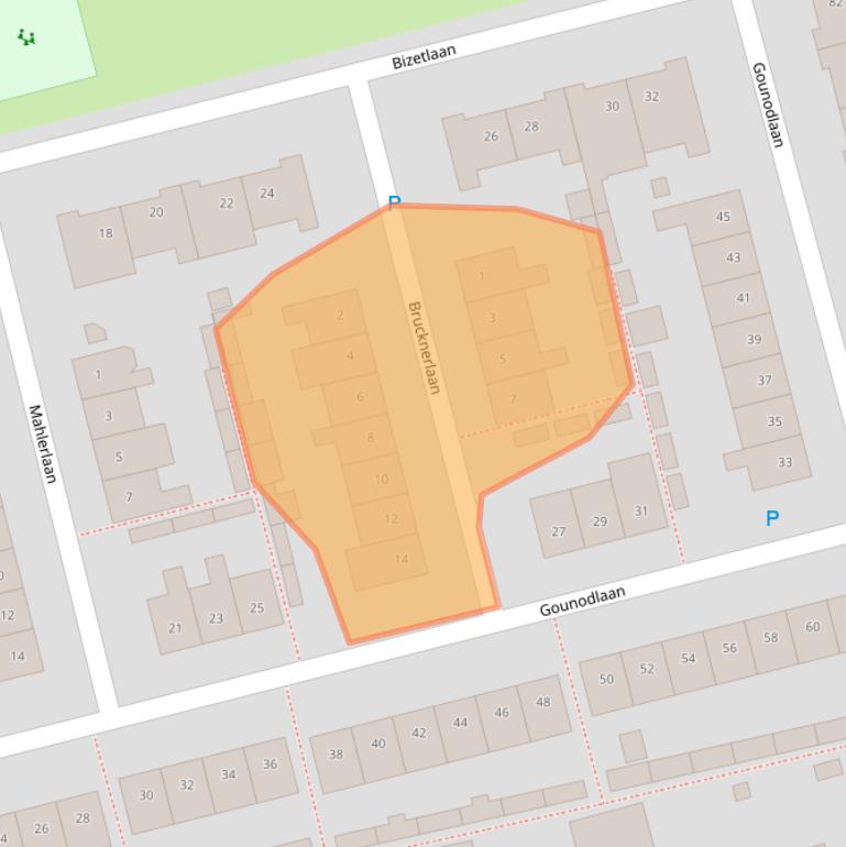 Kaart van postcodegebied 5251GC.