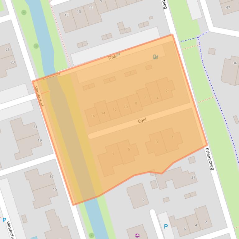 Kaart van postcodegebied 5251GM.