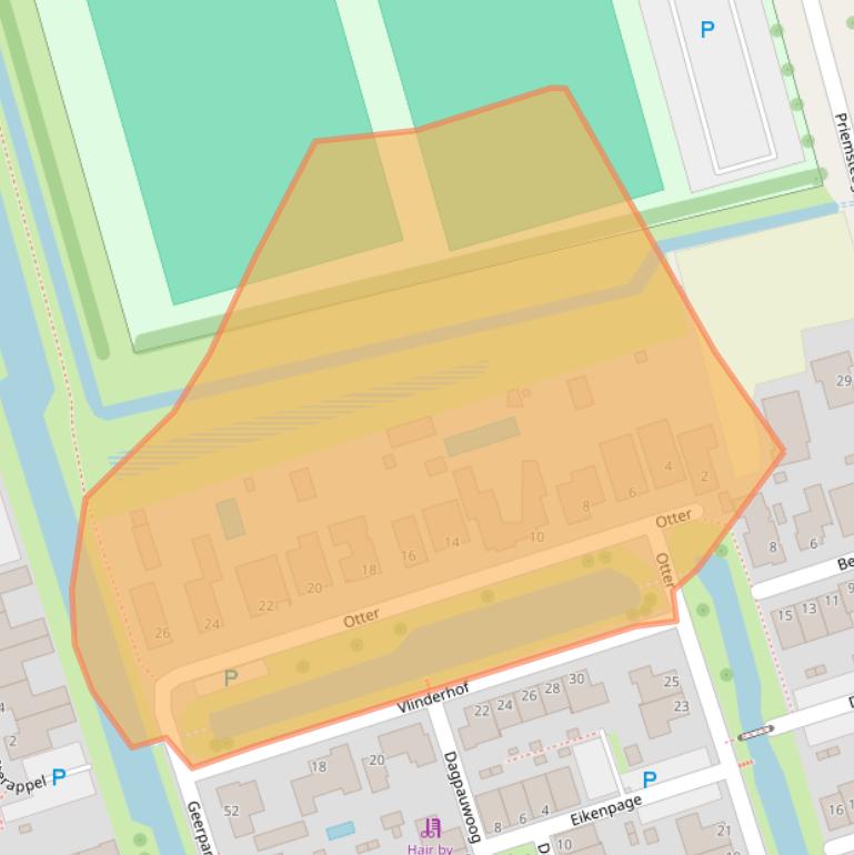 Kaart van postcodegebied 5251GR.