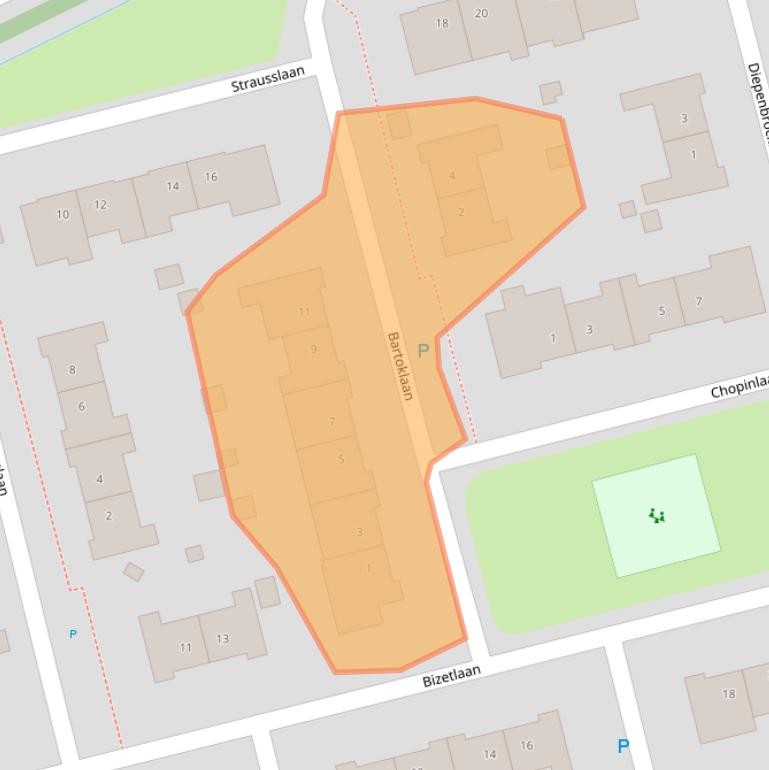 Kaart van postcodegebied 5251HE.