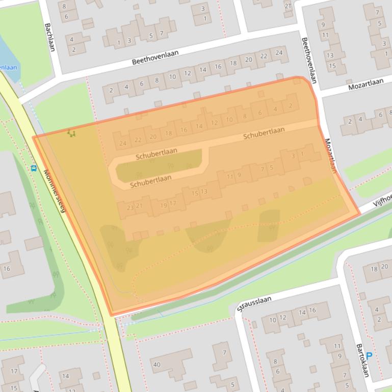 Kaart van postcodegebied 5251HJ.