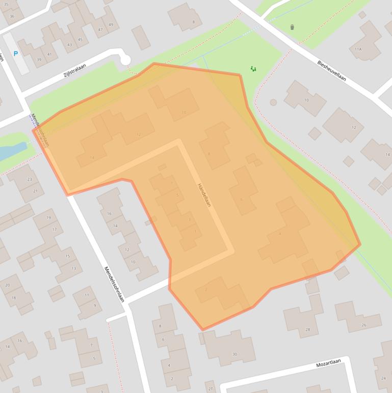 Kaart van postcodegebied 5251HN.