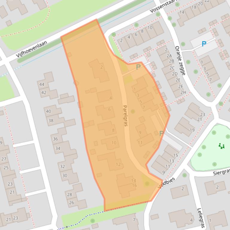 Kaart van postcodegebied 5251HT.