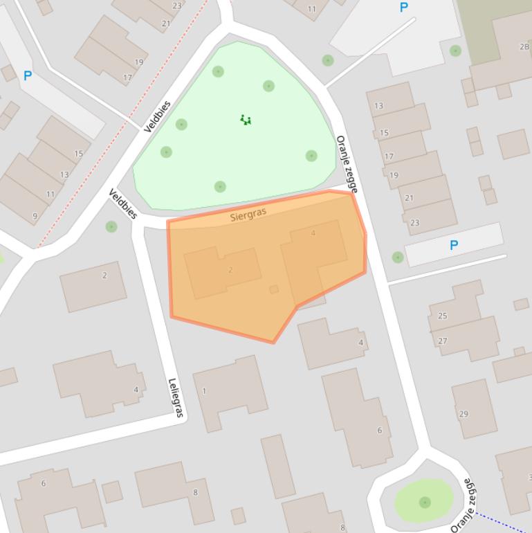 Kaart van postcodegebied 5251HZ.