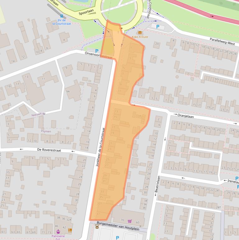 Kaart van postcodegebied 5251JD.