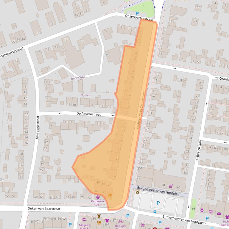 Kaart van postcodegebied 5251JE.