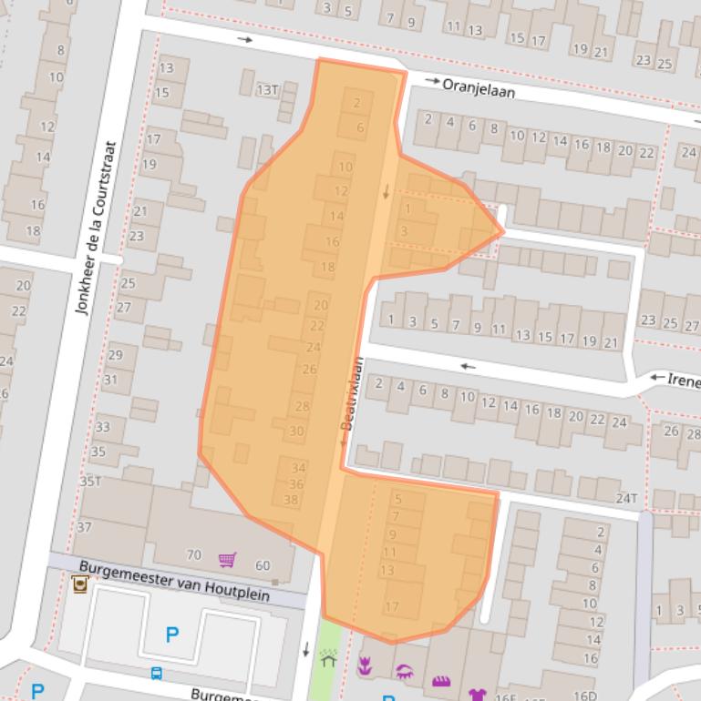 Kaart van postcodegebied 5251JM.