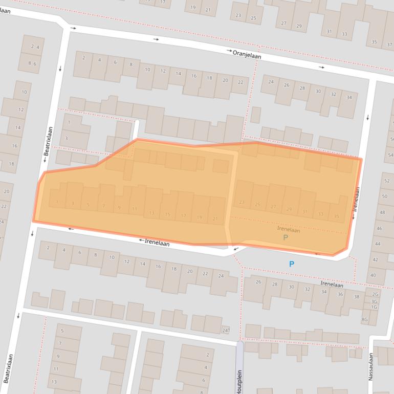 Kaart van postcodegebied 5251JN.
