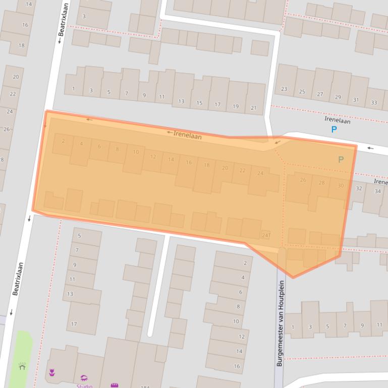 Kaart van postcodegebied 5251JP.