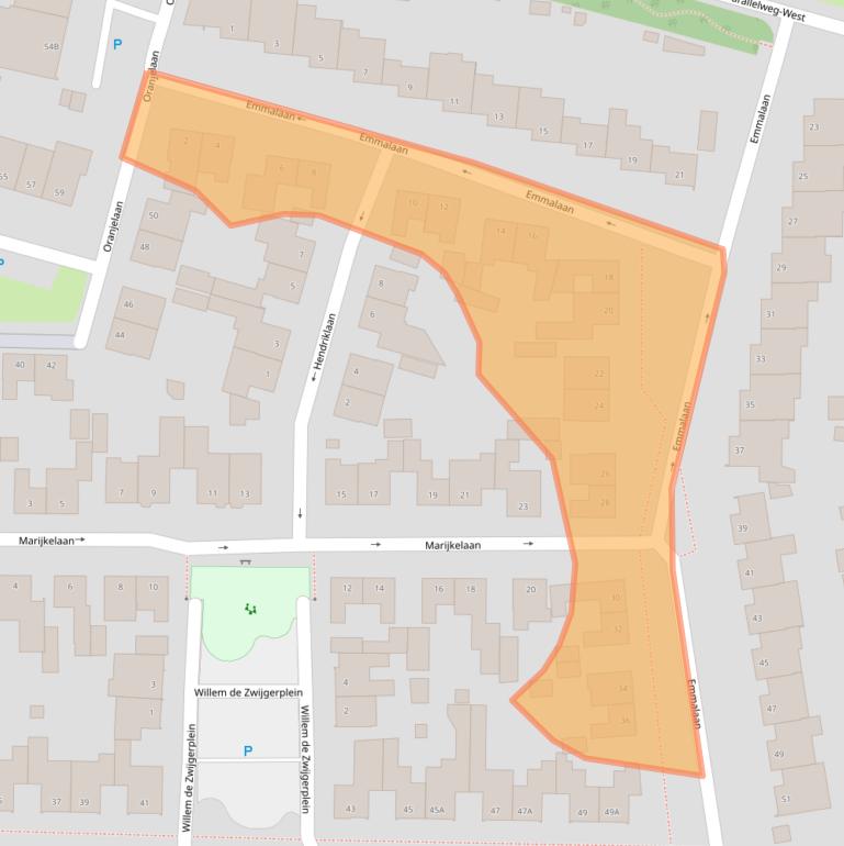 Kaart van postcodegebied 5251KB.