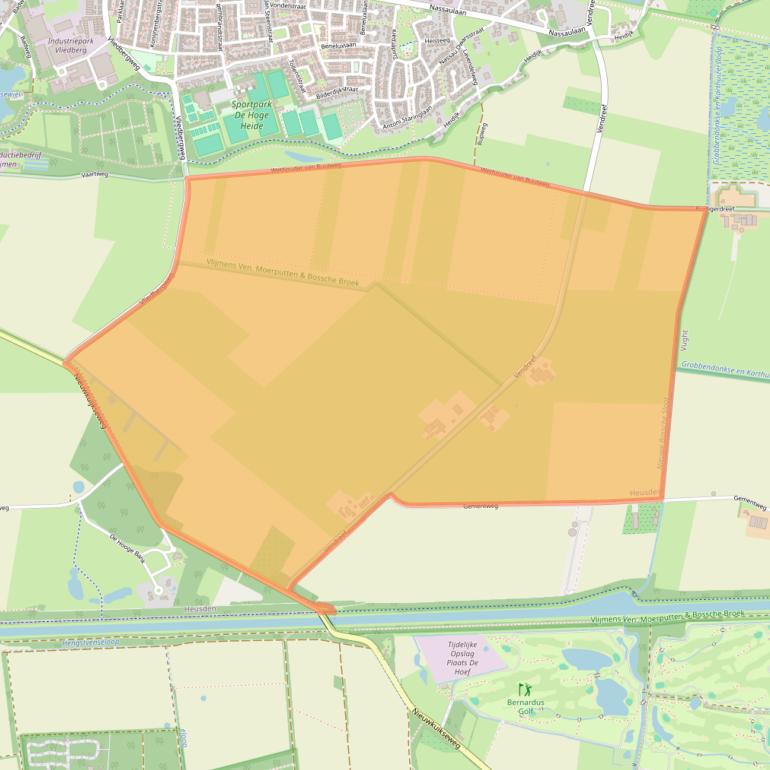 Kaart van postcodegebied 5251KL.