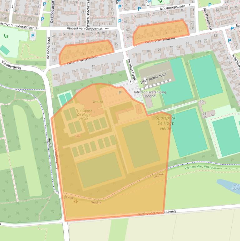 Kaart van postcodegebied 5251LA.