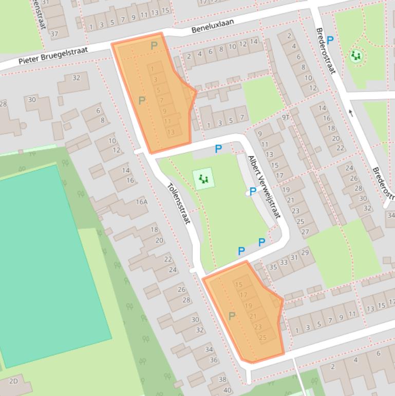 Kaart van postcodegebied 5251LR.
