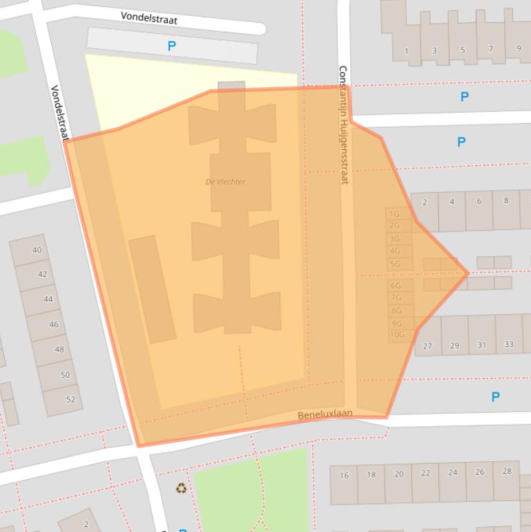 Kaart van postcodegebied 5251LW.