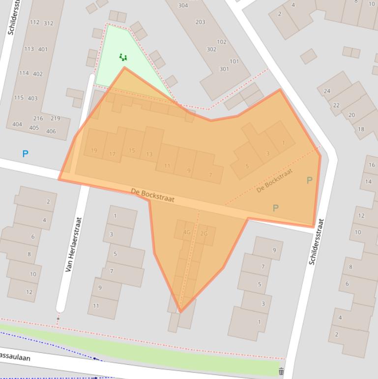 Kaart van postcodegebied 5251ME.