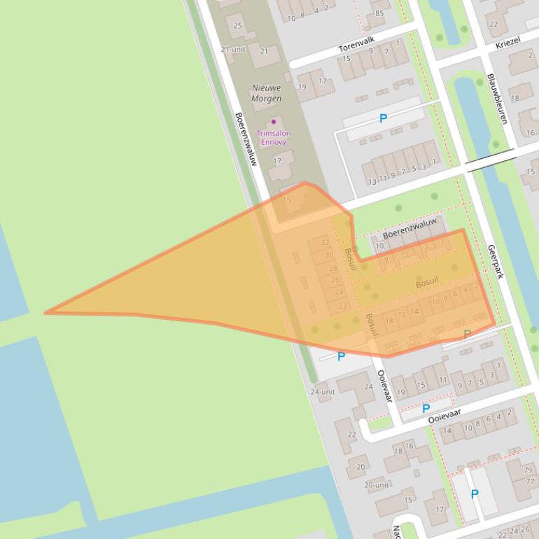 Kaart van postcodegebied 5251MT.